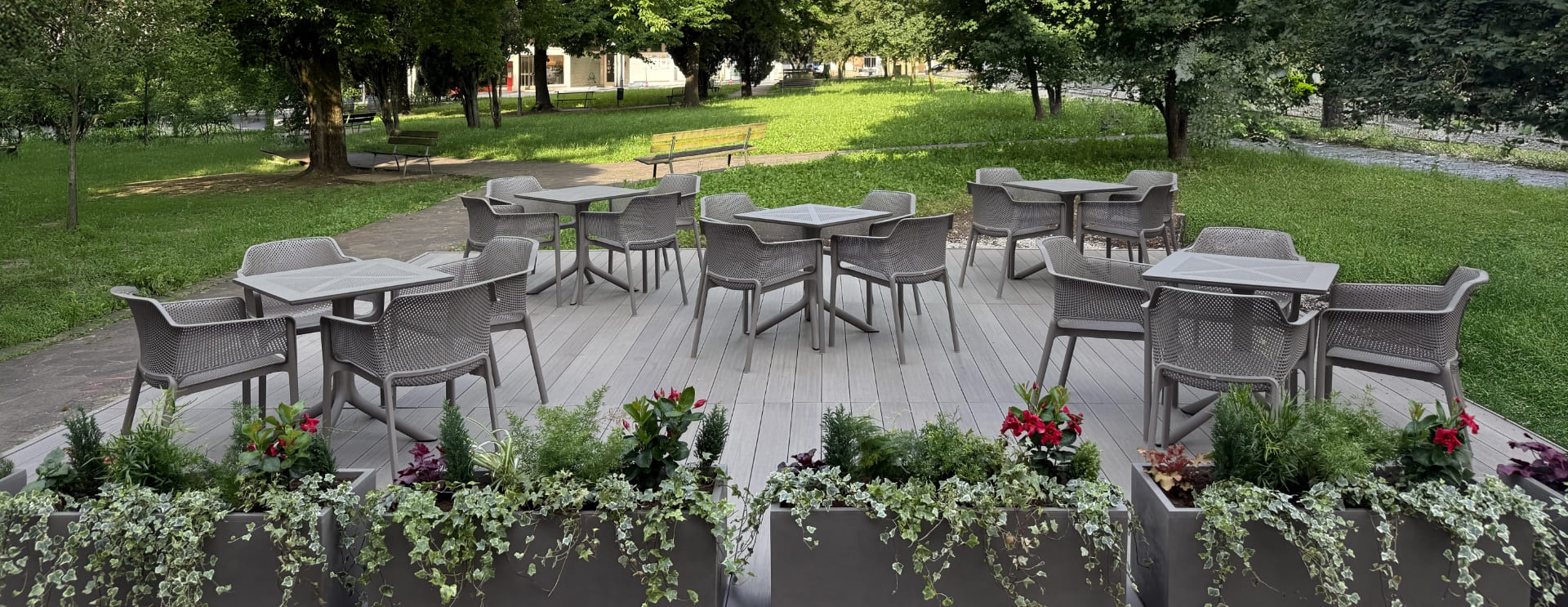 Recinzione bar - Art WPC Bamboo