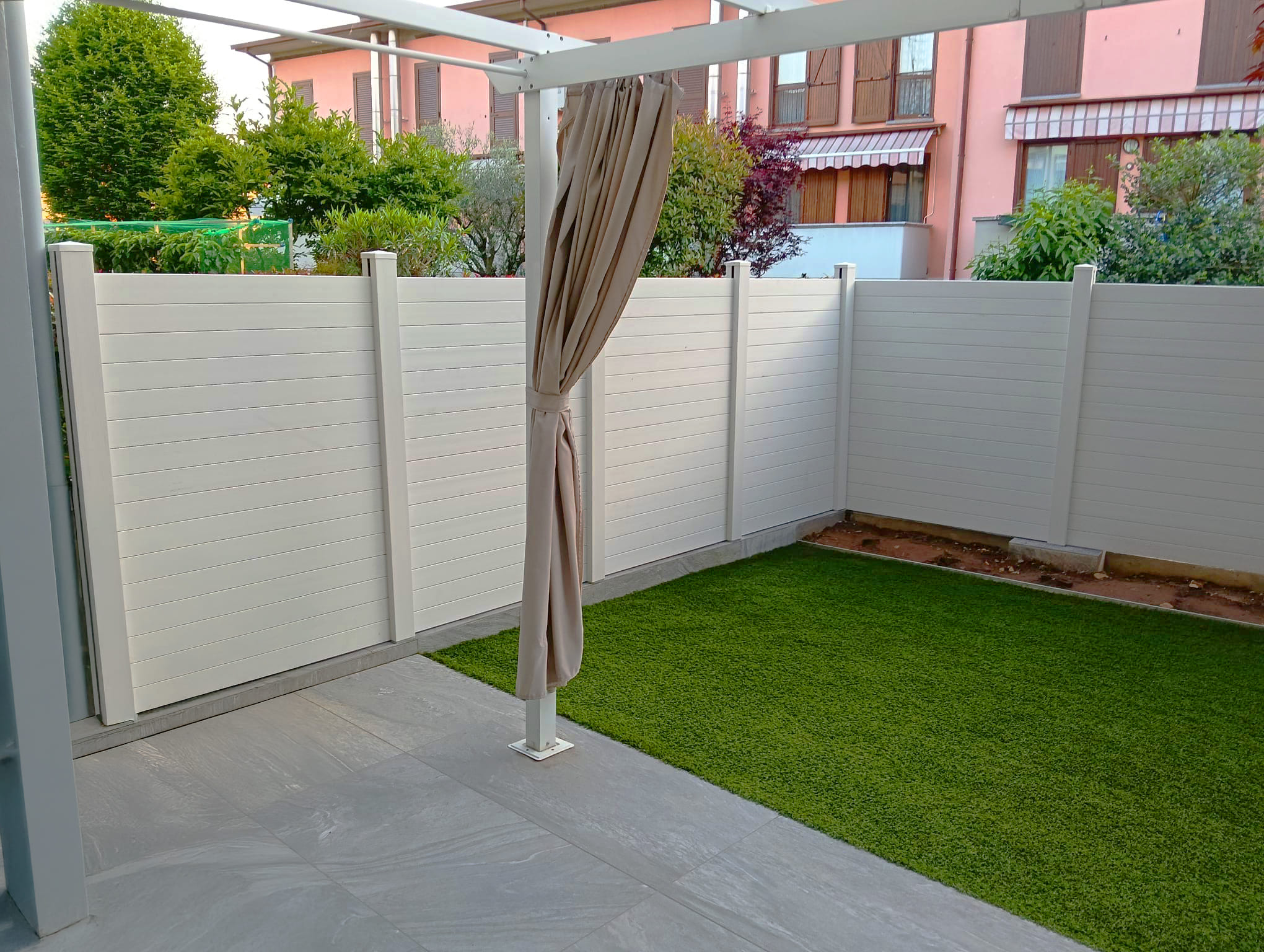 foto recinzione per la privacy art WPC Bamboo