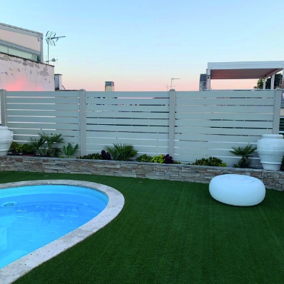 Foto recinzione su giardino - Art wpc bamboo