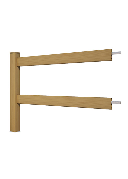render staccionata profilo quadro